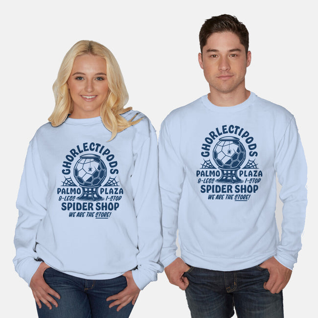 Ghorlectipods Spider Shop-Unisex-Crew Neck-Sweatshirt-Wheels