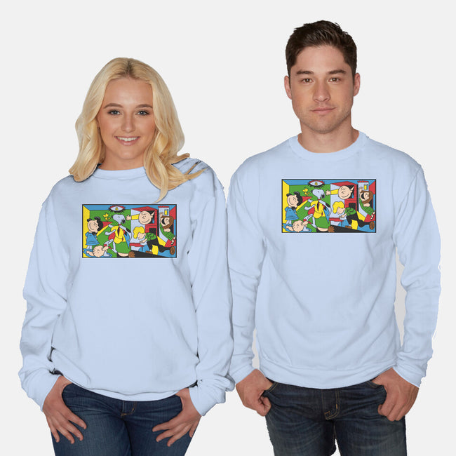 Guernuts-Unisex-Crew Neck-Sweatshirt-Claudia