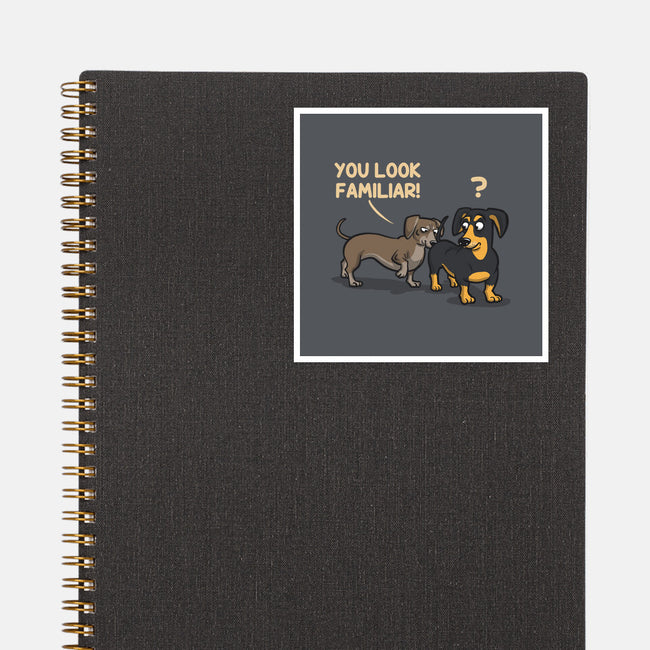 You Look Familiar-None-Glossy-Sticker-zascanauta