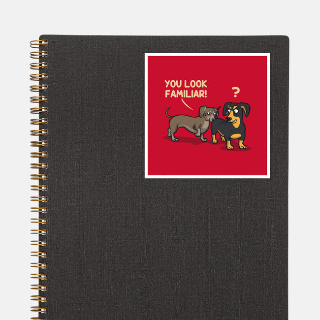 You Look Familiar-None-Glossy-Sticker-zascanauta
