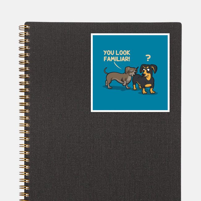 You Look Familiar-None-Glossy-Sticker-zascanauta