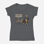You Look Familiar-Womens-V-Neck-Tee-zascanauta