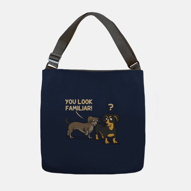 You Look Familiar-None-Adjustable Tote-Bag-zascanauta