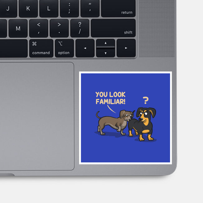You Look Familiar-None-Glossy-Sticker-zascanauta