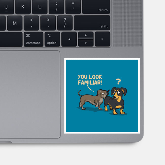 You Look Familiar-None-Glossy-Sticker-zascanauta