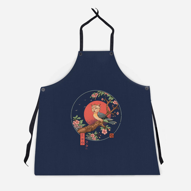 Whiskers In The Wind-Unisex-Kitchen-Apron-vp021