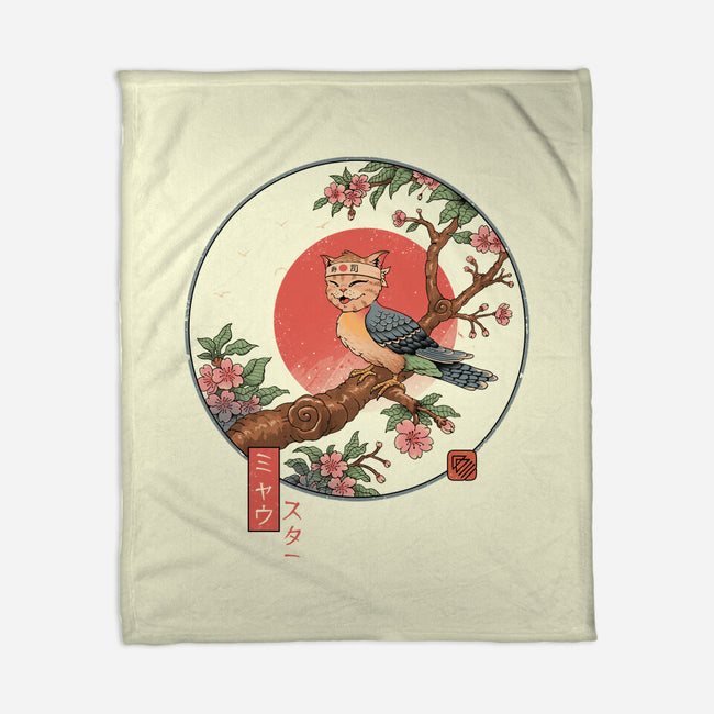 Whiskers In The Wind-None-Fleece-Blanket-vp021