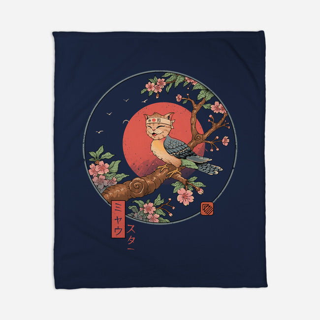 Whiskers In The Wind-None-Fleece-Blanket-vp021