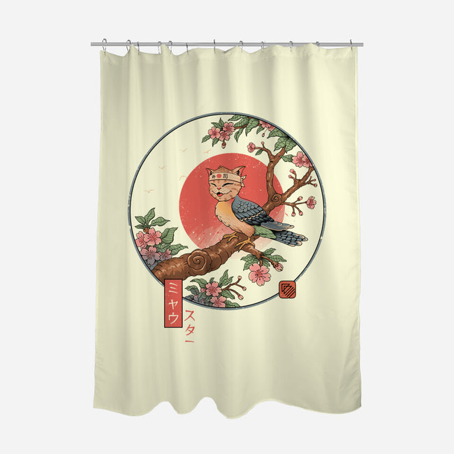 Whiskers In The Wind-None-Polyester-Shower Curtain-vp021