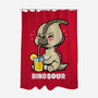 Dinosour-None-Polyester-Shower Curtain-Boggs Nicolas