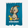 Dinosour-None-Polyester-Shower Curtain-Boggs Nicolas