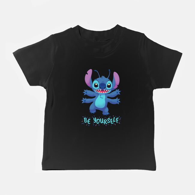 Be Yourself-Baby-Basic-Tee-Geekydog