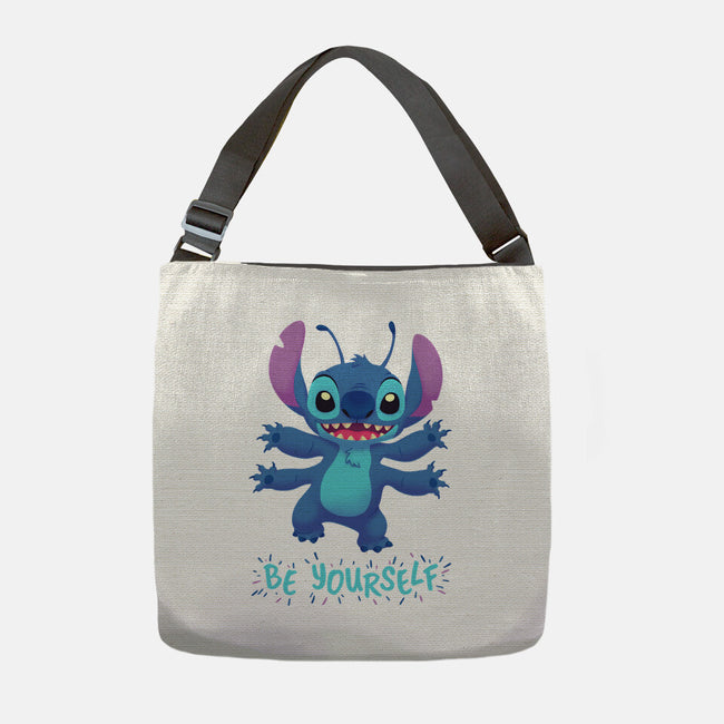 Be Yourself-None-Adjustable Tote-Bag-Geekydog
