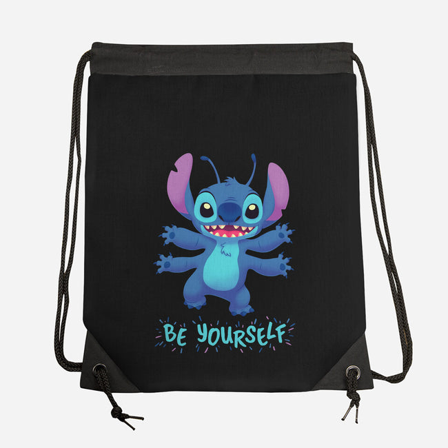 Be Yourself-None-Drawstring-Bag-Geekydog