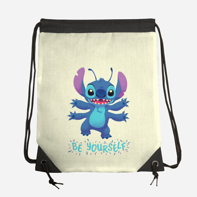 Be Yourself-None-Drawstring-Bag-Geekydog