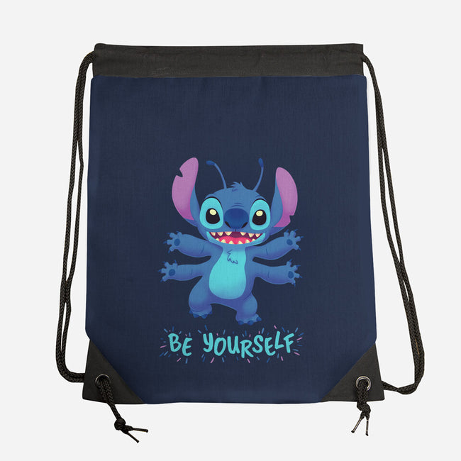 Be Yourself-None-Drawstring-Bag-Geekydog