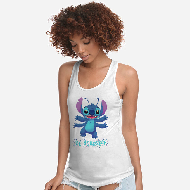 Be Yourself-Womens-Racerback-Tank-Geekydog