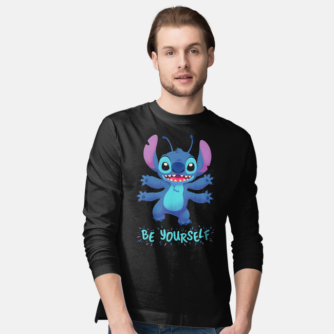 Be Yourself-Mens-Long Sleeved-Tee-Geekydog