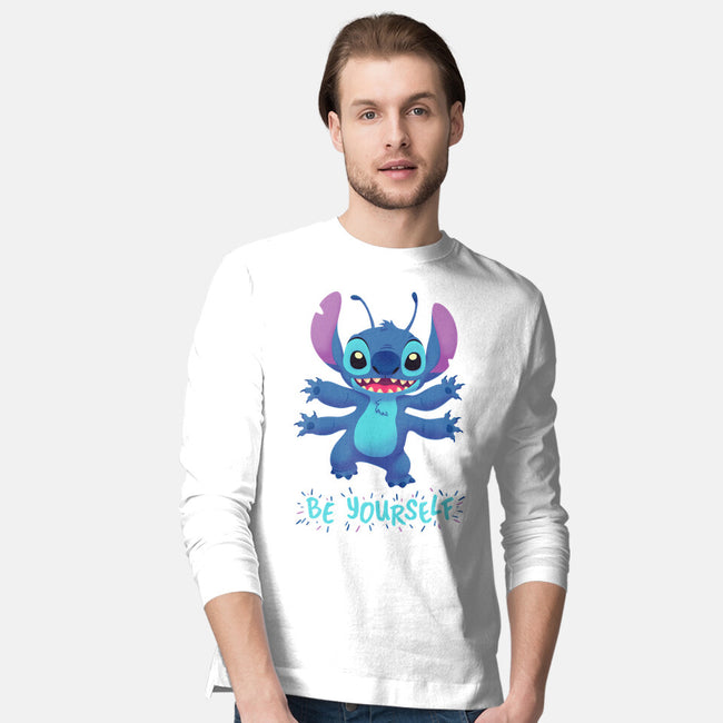 Be Yourself-Mens-Long Sleeved-Tee-Geekydog