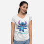 Be Yourself-Womens-V-Neck-Tee-Geekydog