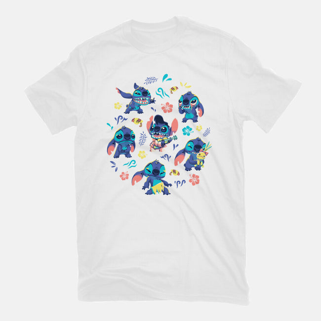 An Alien's Day-Womens-Basic-Tee-Geekydog