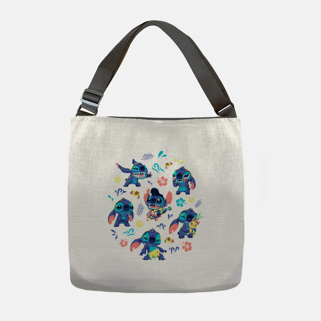 An Alien's Day-None-Adjustable Tote-Bag-Geekydog