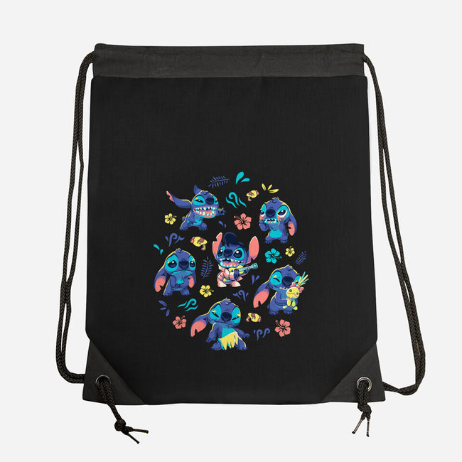 An Alien's Day-None-Drawstring-Bag-Geekydog