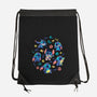 An Alien's Day-None-Drawstring-Bag-Geekydog