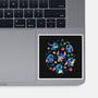 An Alien's Day-None-Glossy-Sticker-Geekydog