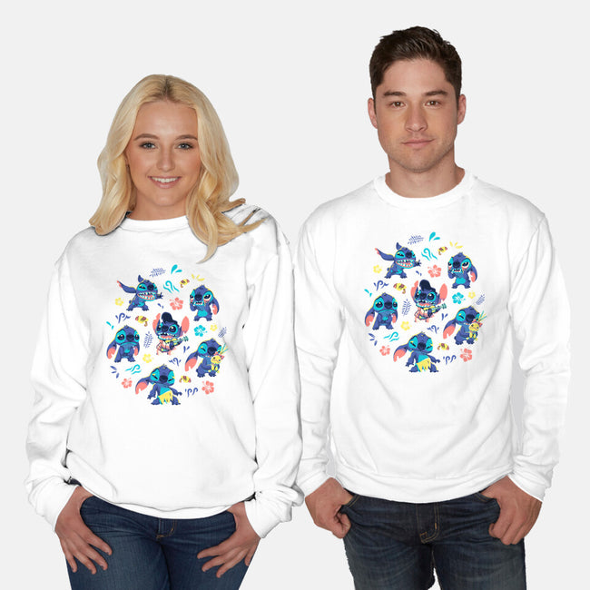 An Alien's Day-Unisex-Crew Neck-Sweatshirt-Geekydog