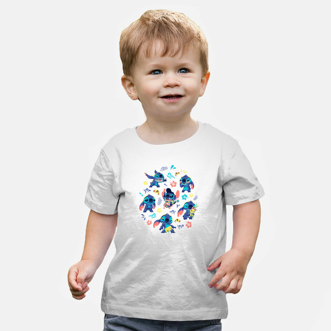 An Alien's Day-Baby-Basic-Tee-Geekydog