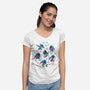 An Alien's Day-Womens-V-Neck-Tee-Geekydog