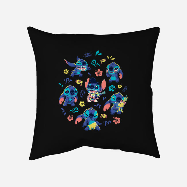 An Alien's Day-None-Removable Cover w Insert-Throw Pillow-Geekydog