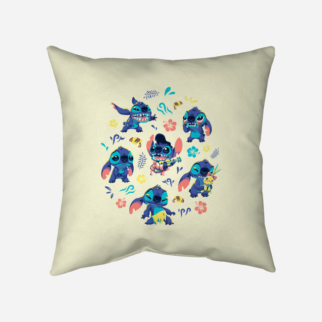 An Alien's Day-None-Removable Cover w Insert-Throw Pillow-Geekydog