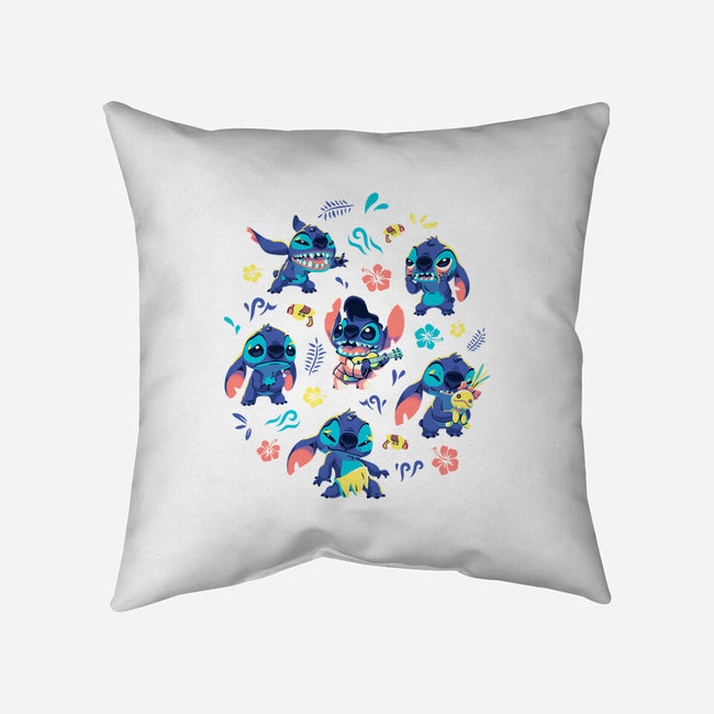 An Alien's Day-None-Removable Cover w Insert-Throw Pillow-Geekydog