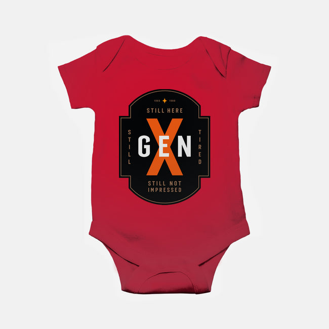 Still Not Impressed-Baby-Basic-Onesie-BadBox