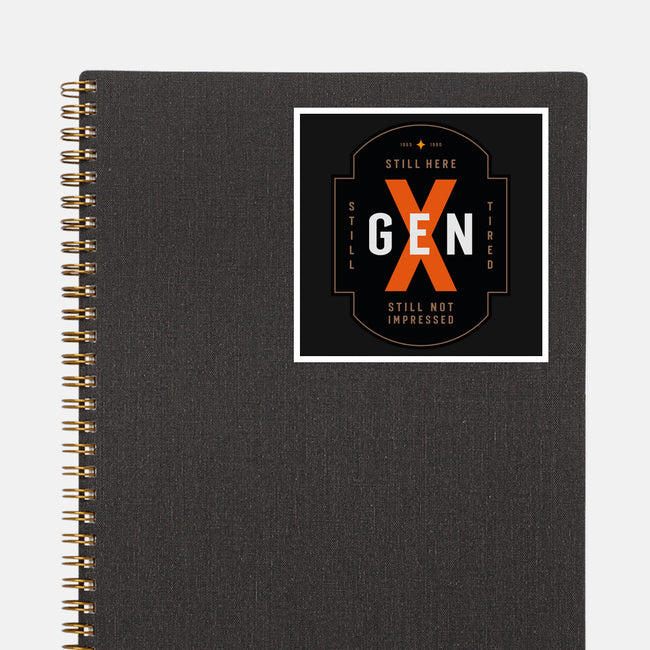 Still Not Impressed-None-Glossy-Sticker-BadBox