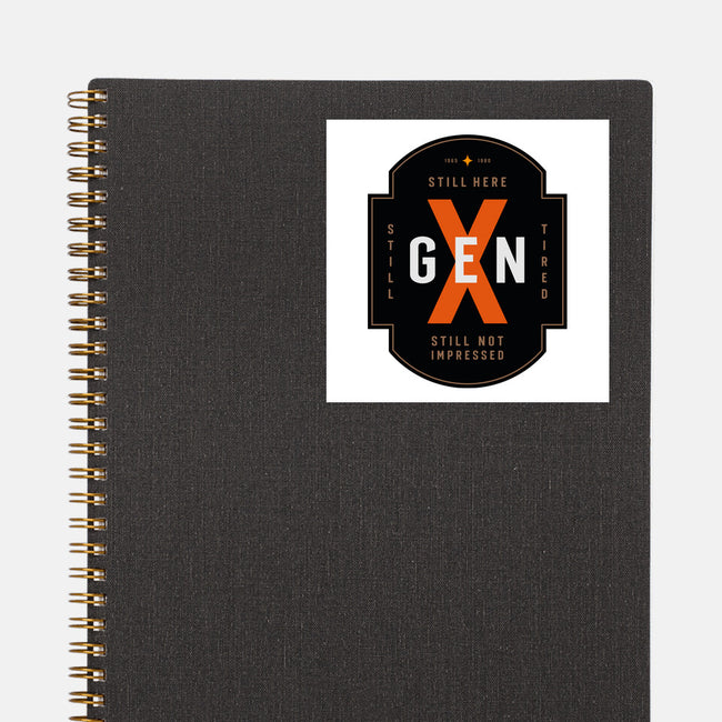 Still Not Impressed-None-Glossy-Sticker-BadBox