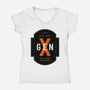 Still Not Impressed-Womens-V-Neck-Tee-BadBox