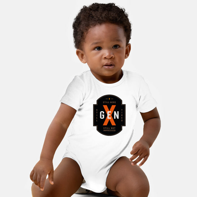 Still Not Impressed-Baby-Basic-Onesie-BadBox