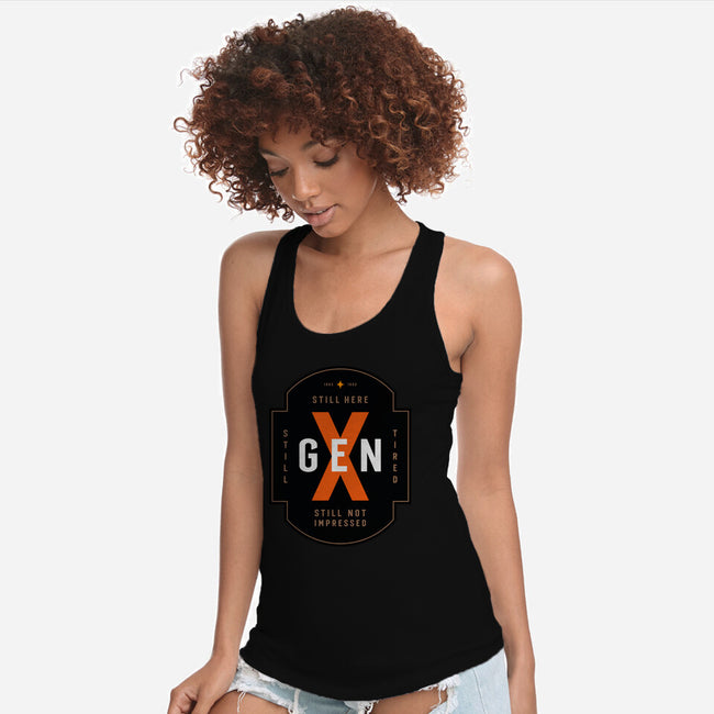 Still Not Impressed-Womens-Racerback-Tank-BadBox