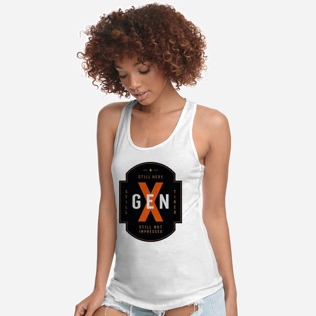Still Not Impressed-Womens-Racerback-Tank-BadBox