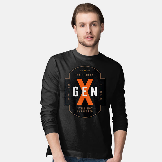 Still Not Impressed-Mens-Long Sleeved-Tee-BadBox