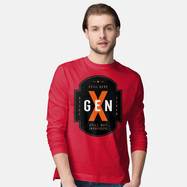 Still Not Impressed-Mens-Long Sleeved-Tee-BadBox