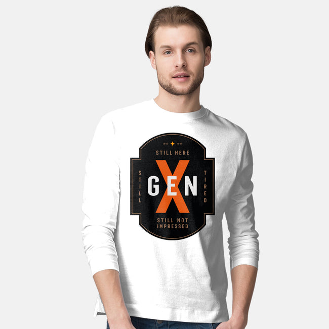 Still Not Impressed-Mens-Long Sleeved-Tee-BadBox