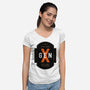 Still Not Impressed-Womens-V-Neck-Tee-BadBox