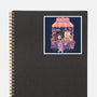 Moon Cafe-None-Glossy-Sticker-eduely