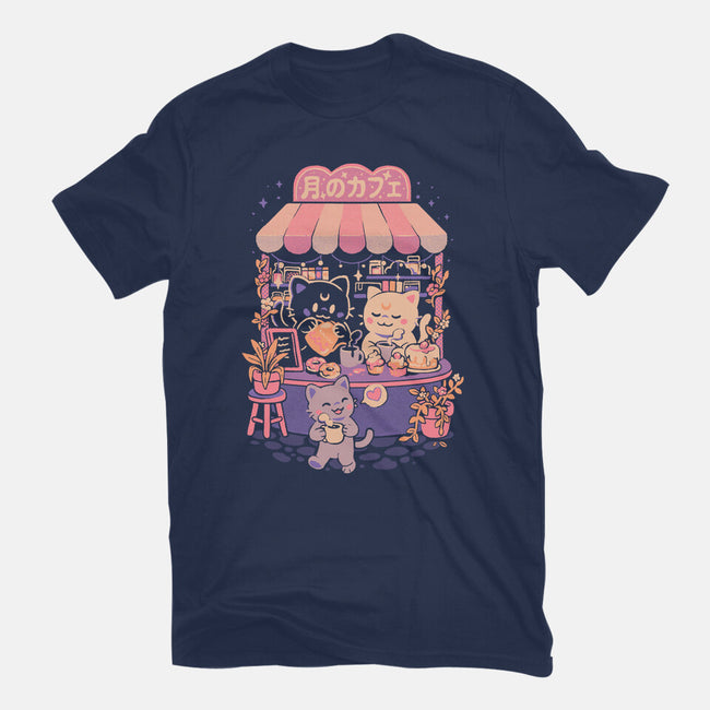 Moon Cafe-Womens-Fitted-Tee-eduely