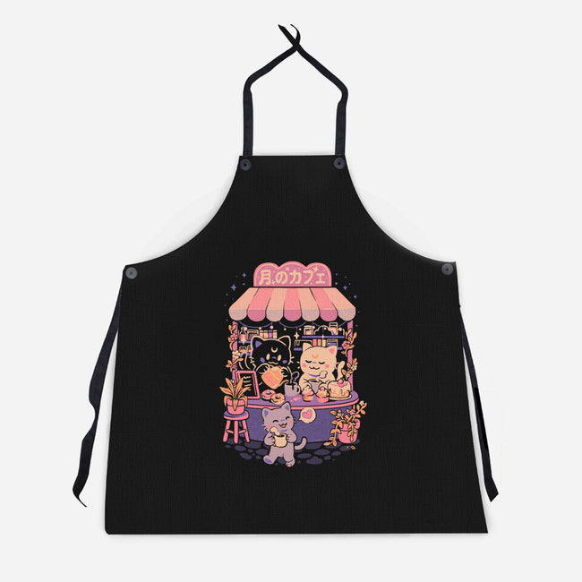 Moon Cafe-Unisex-Kitchen-Apron-eduely