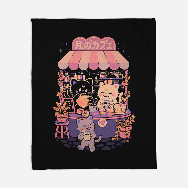 Moon Cafe-None-Fleece-Blanket-eduely